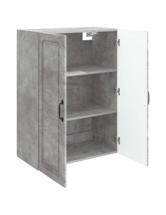 Mobiletto a muro Grigio Cemento 66 x 34,5 x 90 cm 2