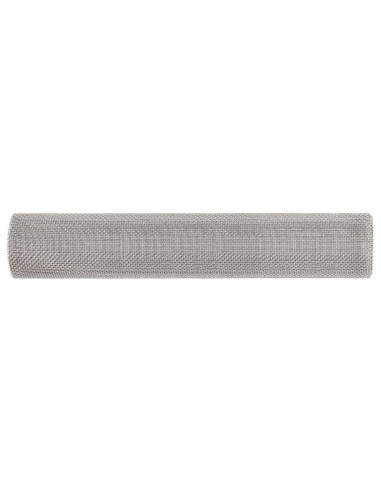 Rete per schermatura 60 x 1000 cm 6 Mesh Argento