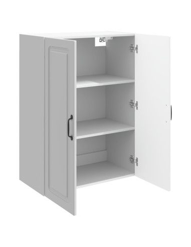 Mobiletto a muro Bianco Lucido 66 x 34,5 x 90 cm