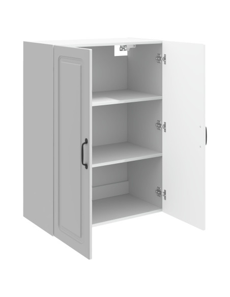Mobiletto a muro Bianco Lucido 66 x 34,5 x 90 cm