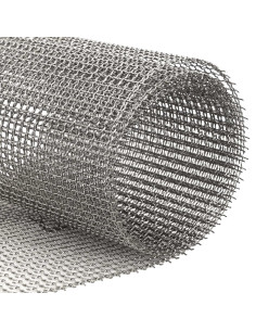 Rete per schermatura 60 x 500 cm 3 Mesh Argento 2