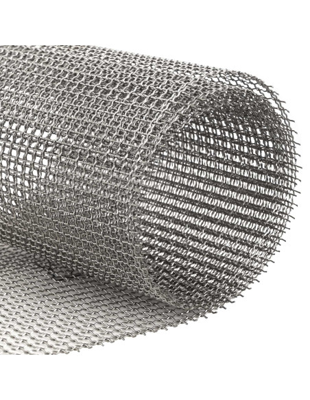 Rete per schermatura 60 x 500 cm 3 Mesh Argento