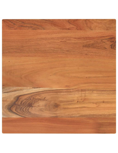 Piano per Tavolo 50x50x3,8 cm Quadrato Legno Massello di Acacia