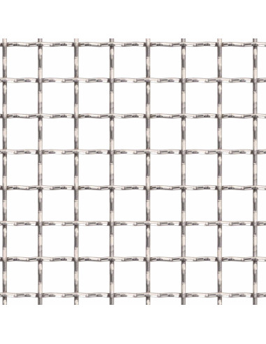 Rete per schermatura 60 x 1000 cm 3 Mesh Argento