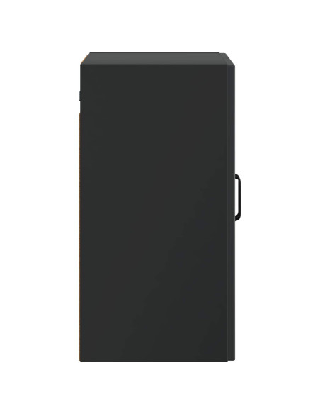 Mobiletto a muro Nero 59 x 31 x 60 cm Legno ingegnerizzato