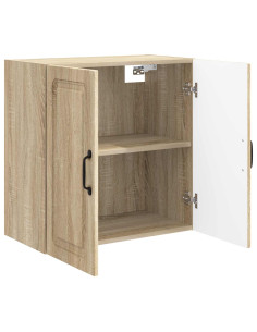 Mobiletto a muro Rovere Sonoma 59 x 31 x 60 cm 2