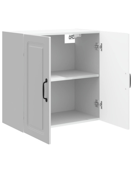Mobiletto a muro Bianco Lucido 59 x 31 x 60 cm