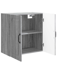 Mobiletto a muro Sonoma grigio 59 x 31 x 60 cm 2