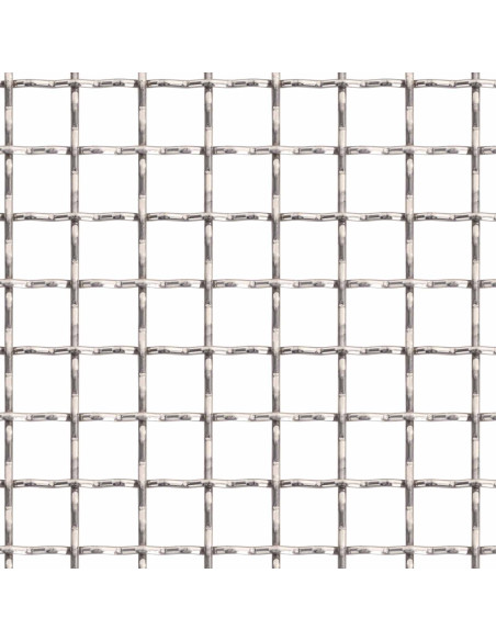 Rete per schermatura 120 x 200 cm 3 Mesh Argento