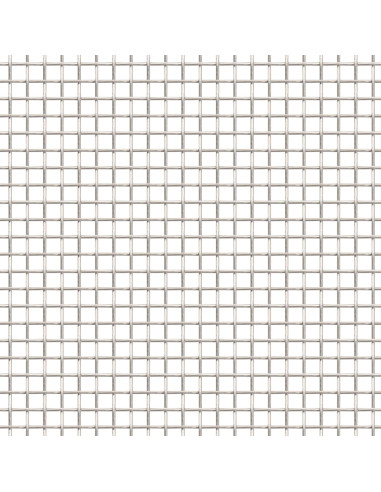 Rete per schermatura 20 x 500 cm 6 Mesh Argento