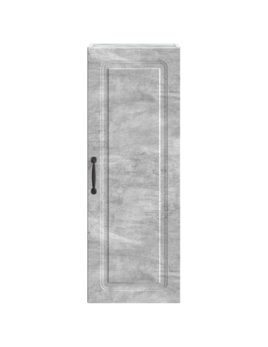 Mobiletto a muro Grigio Cemento 33 x 34,5 x 90 cm