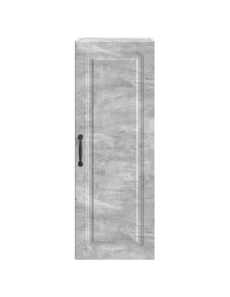 Mobiletto a muro Grigio Cemento 33 x 34,5 x 90 cm