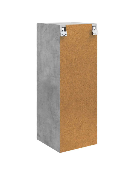 Mobiletto a muro Grigio Cemento 33 x 34,5 x 90 cm