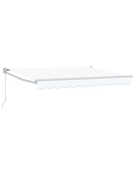Tenda retrattile Bianco 3 x 2 m Poliestere e Alluminio