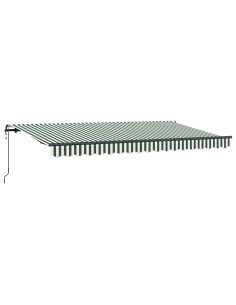 Tenda Retrattile Verde 400 x 200 cm Tessuto 2