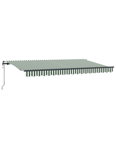 Tenda Retrattile Verde 400 x 200 cm Tessuto