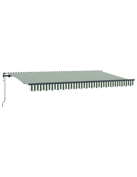 Tenda Retrattile Verde 400 x 200 cm Tessuto