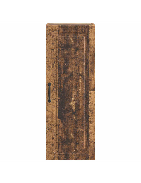 Mobiletto a muro Legno antico 33 x 34,5 x 90 cm