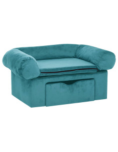 Divano per cani Turchese 75 x 50 x 38cm Peluche 2