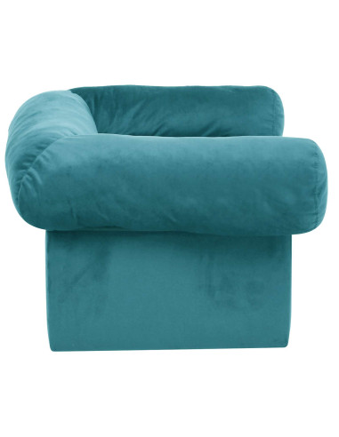 Divano per cani Turchese 75 x 50 x 38cm Peluche