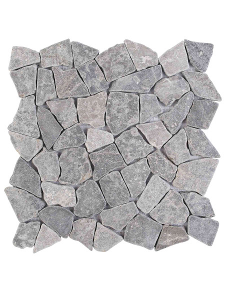 Piastrelle Mosaico Grigio Chiaro 30 x 30 cm Marmo
