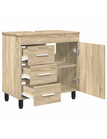Mobiletto da bagno Rovere Sonoma 60 x 35 x 60 cm