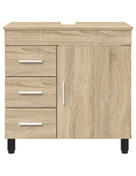 Mobiletto da bagno Rovere Sonoma 60 x 35 x 60 cm