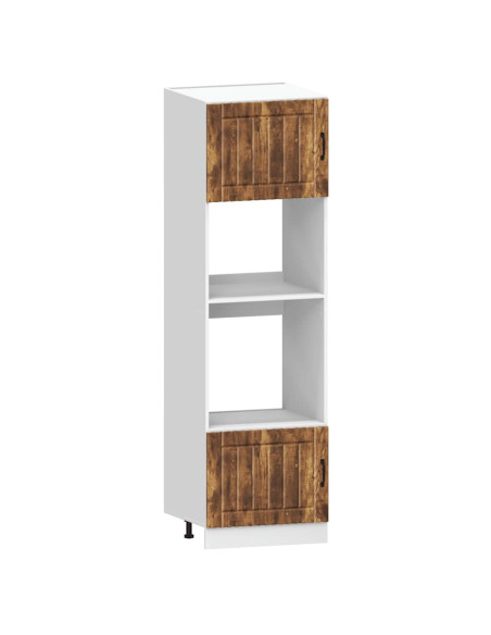 Set Mobili da Cucina 7 pz Lucca Rovere Fumo Legno Multistrato
