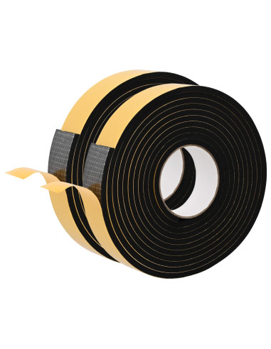 Nastro adesivo in schiuma 2 pcs Nero 40mm x 5m Schiuma CR