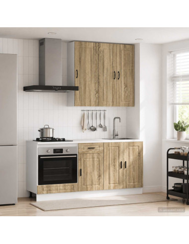 Unità Cucina PORTO 5 pcs Rovere Sonoma Legno ingegnerizzato
