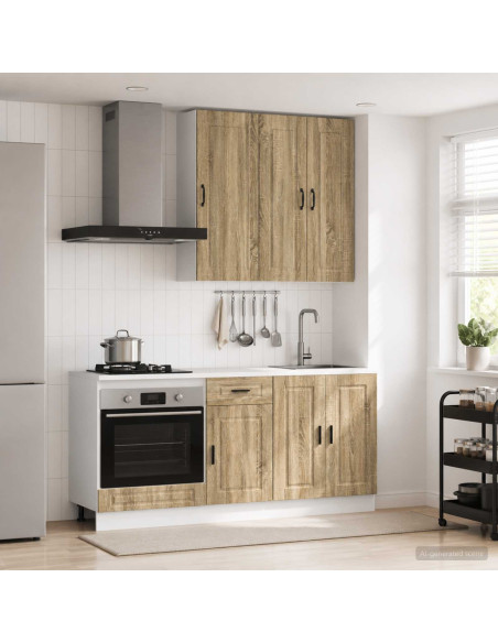 Unità Cucina PORTO 5 pcs Rovere Sonoma Legno ingegnerizzato