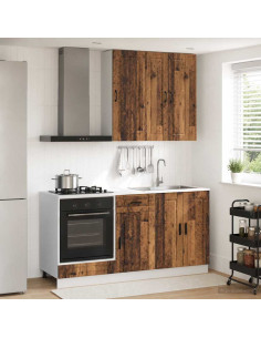 Unità Cucina PORTO 5 pcs Legno antico Legno ingegnerizzato