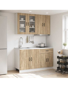 Unità Cucina KALMAR 4 pcs Rovere Sonoma Legno ingegnerizzato
