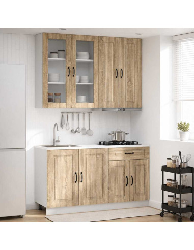 Unità Cucina KALMAR 4 pcs Rovere Sonoma Legno ingegnerizzato
