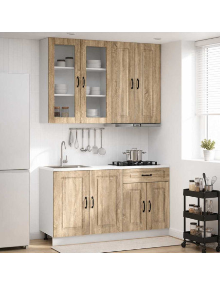 Unità Cucina KALMAR 4 pcs Rovere Sonoma Legno ingegnerizzato