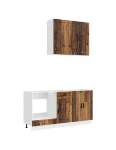 Unità Cucina PORTO 5 pcs Legno antico Legno ingegnerizzato 2