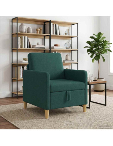 Divano con Storage Verde Scuro 72 x 78 x 87 cm Poliestere