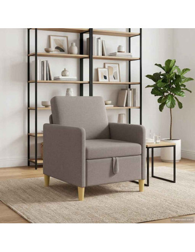 Divano con Storage Tortora 72 x 78 x 87 cm Poliestere