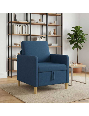 Divano con Storage Blu 72 x 78 x 87 cm Poliestere
