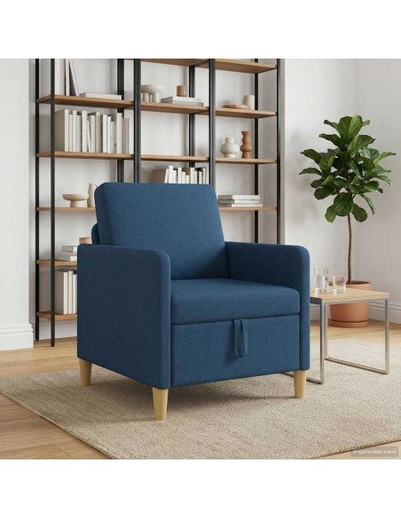 Divano con Storage Blu 72 x 78 x 87 cm Poliestere