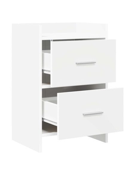 Comodini Bianco 40 x 30 x 60 cm Legno ingegnerizzato