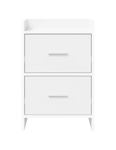 Comodini Bianco 40 x 30 x 60 cm Legno ingegnerizzato