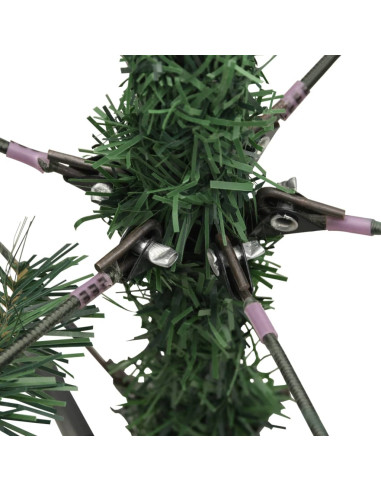 Albero di Natale Artificiale Incernierato con Pigne 240 cm