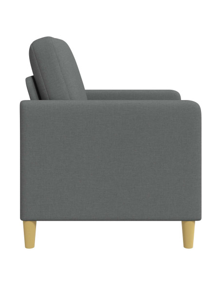Divano con Storage Grigio Scuro 72 x 78 x 87 cm Poliestere