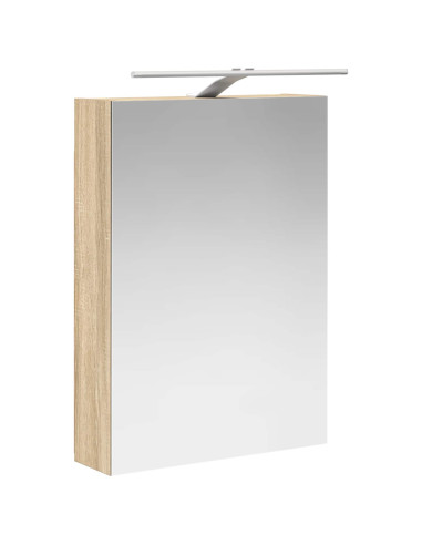 Set di Armadi da Bagno 5 pcs Rovere Sonoma Legno ingegnerizzato