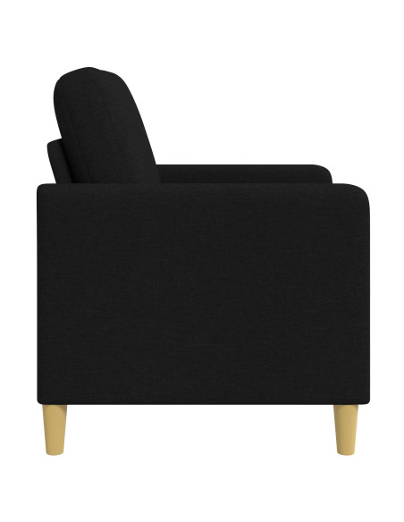 Divano con Storage Nero 72 x 78 x 87 cm Poliestere