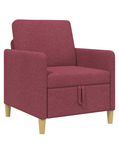 Divano con Storage Rosso Vino 72 x 78 x 87 cm Poliestere