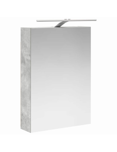 Set di Armadi da Bagno 5 pcs Grigio Cemento