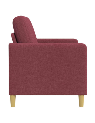 Divano con Storage Rosso Vino 72 x 78 x 87 cm Poliestere