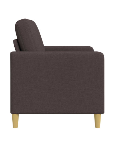 Divano con Storage Marrone Scuro 72 x 78 x 87 cm Poliestere